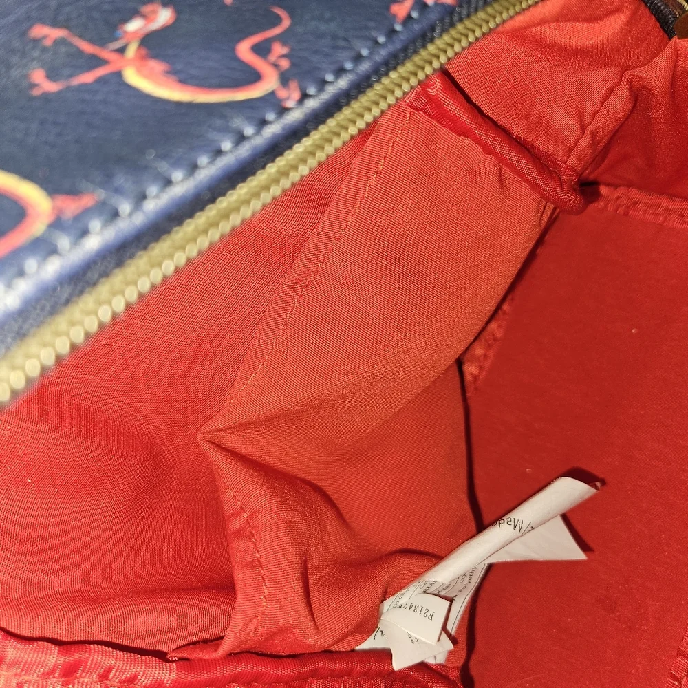 Disney Loungefly Mulan Mushu Mini Backpack with Zipper Charm Super Adorable
